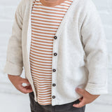 Organic 2-Piece Waffle Cardigan and Pant Set