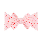 Headband | Shabby Dot Knot Pink/Red