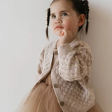 Knit Cardigan | Biscuit