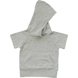Hooded Tee | Heather Grey