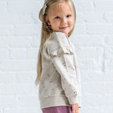 Ruffle Sleeve Pullover | Floral