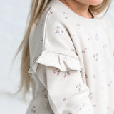 Ruffle Sleeve Pullover | Floral