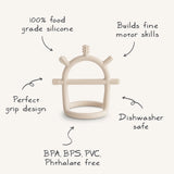 No Drop Sensory Teether | Sand