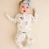 Zip Romper | Farm Animals