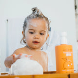 All Natural Shampoo, Body Wash, & Bubbles | Tangerine