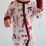 Zip Romper | Merry Little Bows