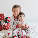 Zip Romper | Holly Jolly