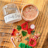 Playdough To-Go Jar| Gingerbread