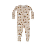 Zip Romper | Gingerbread