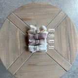 Knit Hair Bow | Mauve