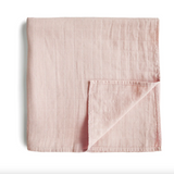 Muslin Swaddle Blanket | Rose