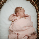 Muslin Swaddle Blanket | Rose