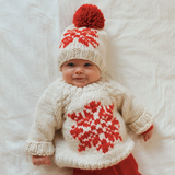 Chunky Knit Sweater | Snowflake