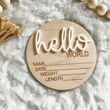 Announcement Disc | Hello World