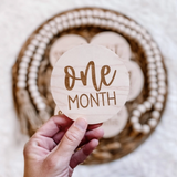 Wooden Monthly Milestone Set