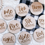 Wooden Monthly Milestone Set