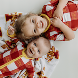 Zip Romper | Iowa State Grid