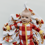 Zip Romper | Iowa State Grid