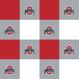 Zip Romper | Ohio State Grid