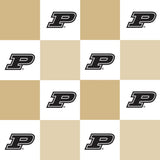 Zip Romper | Purdue Grid