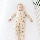 Zip Romper | Gingerbread