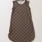 Sleep Sack | Brown Checkerboard