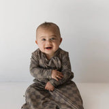 Sleep Sack | Brown Checkerboard