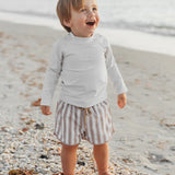 Board Shorts| Ash Stripe