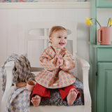 Long Sleeve Bib | Happy Flowers